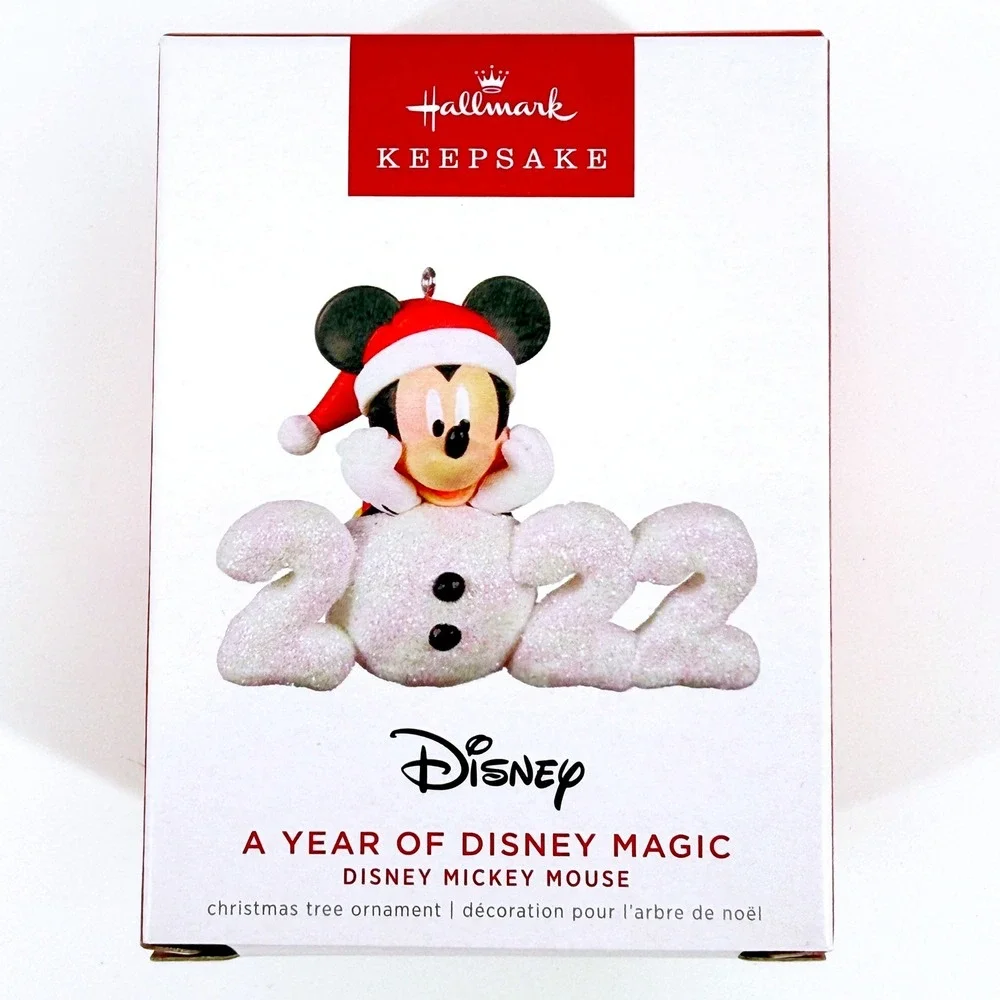 Hallmark Keepsake 2022 Disney Mickey Mouse A Year of Disney Magic Ornament NEW
